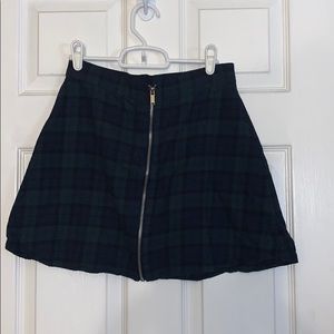 ⚡️SALE⚡️ Plaid Zipper Skirt